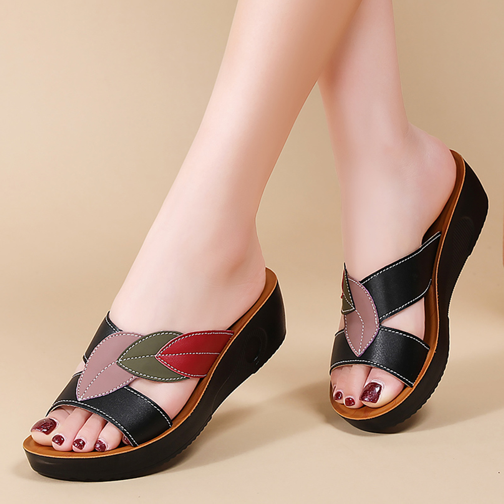 Ethnic Modern Fashion - Damskie sneakersy na grubej podeszwie, sandały,
