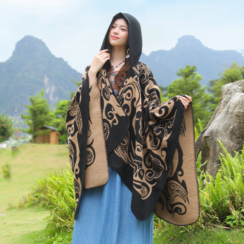 Nowa damska chusta z kapturem, – Go Ethnic Fashion recenzja i cena
