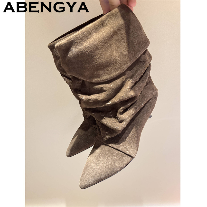 Damskie botki do połowy łydki, – Ethnic Fashion Women recenzja i cena