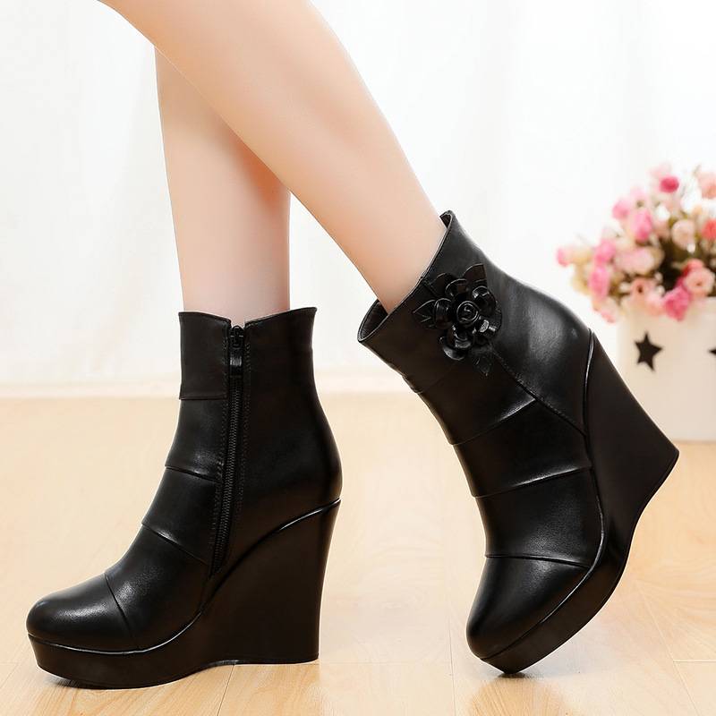 Botki damskie na platformie z  – Ethnic Fashion Women recenzja i cena