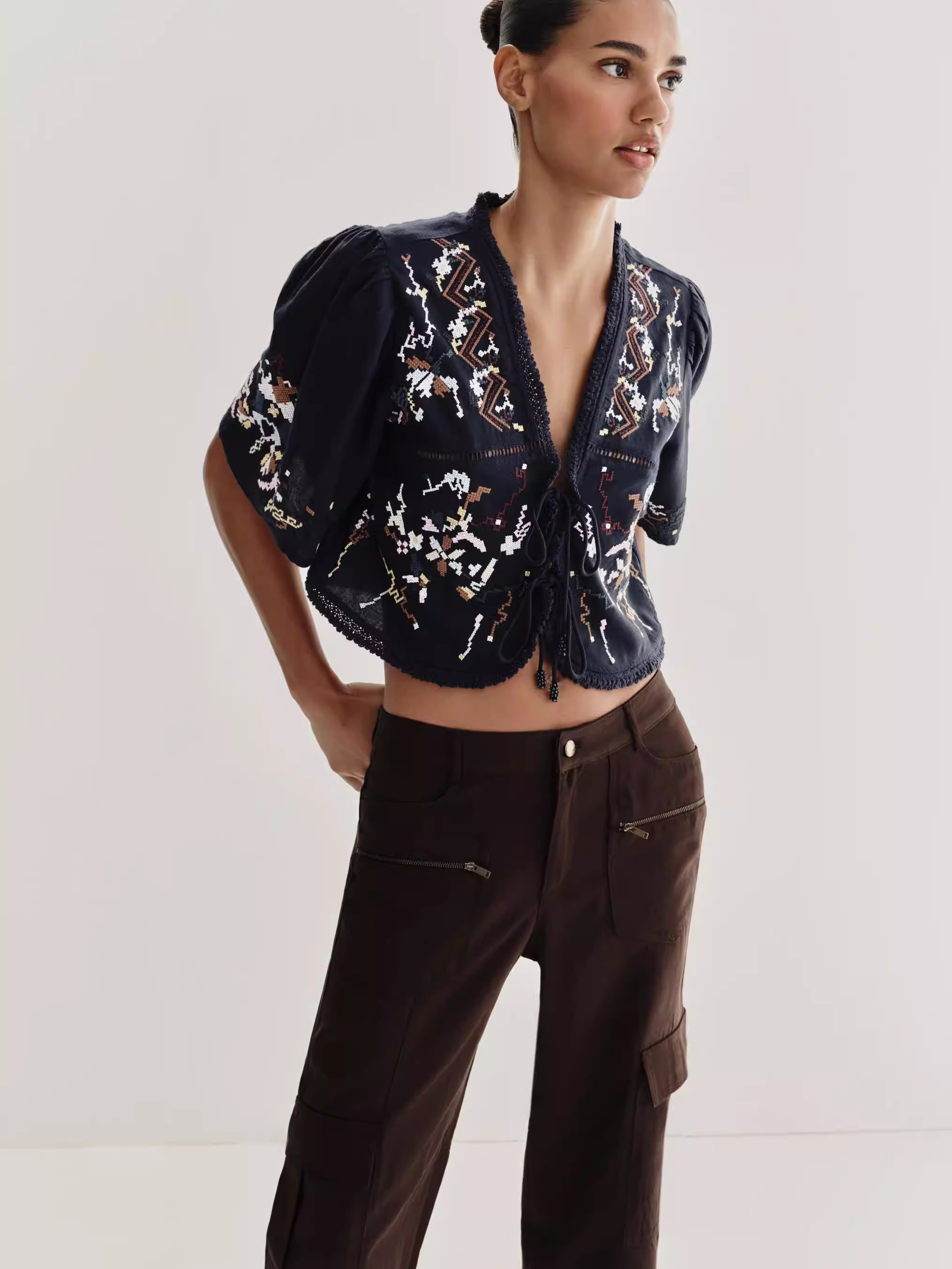 Nowa letnia bluzka damska, luź – Ethnic Fashion Design recenzja i cena